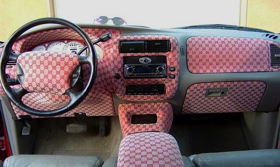 ugly upholstery gucci ford explorer