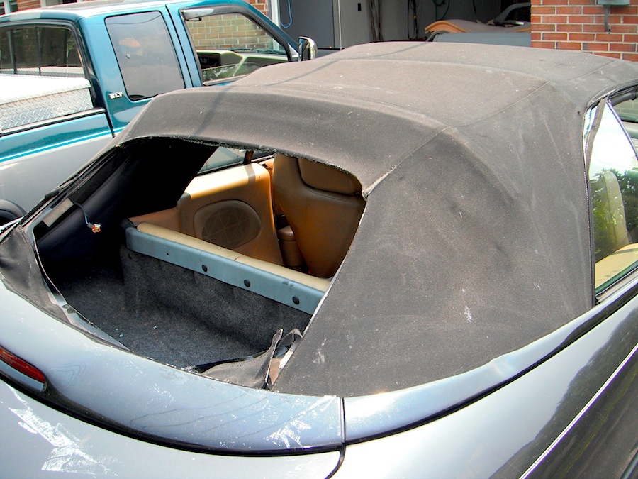 The Hog Ring - Auto Upholstery Blog - Sebring Econotop Before