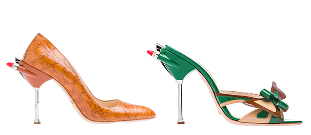 The Hog Ring - Auto Upholstery Blog - Prada 2012 Heel Shoe Spring Collection