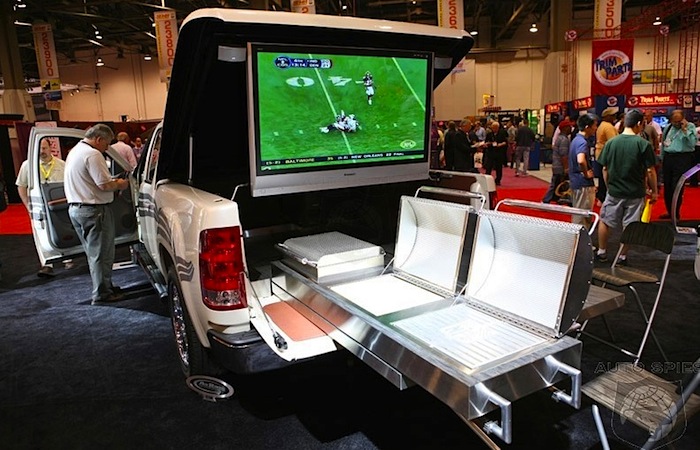 The Hog Ring - Auto Upholstery Blog - GMC Sierra NFL Truck 7