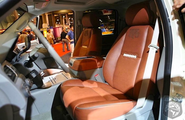 The Hog Ring - Auto Upholstery Blog - GMC Sierra NFL Truck 4