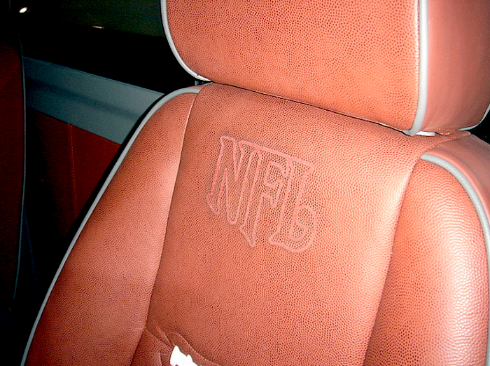 The Hog Ring - Auto Upholstery Blog - GMC Sierra NFL Truck 5