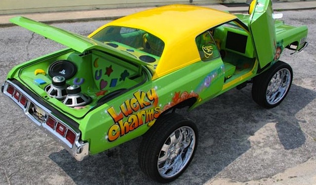 The Hog Ring - Auto Upholstery Blog - Lucky Charms Donk Car 2