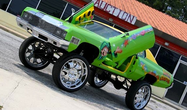 The Hog Ring - Auto Upholstery Blog - Lucky Charms Donk Car 1