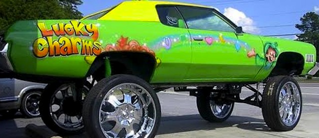 The Hog Ring - Auto Upholstery Blog - Lucky Charms Donk Car