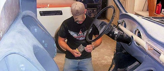 The Hog Ring - Auto Upholstery Community - Vision Audio Fiberglass Car Interior 1