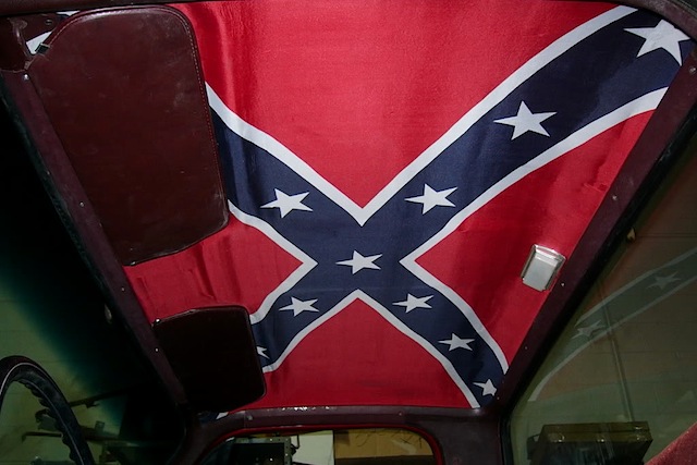 The Hog Ring - Auto Upholstery Community - DIY Confederate Flag Headliner 2