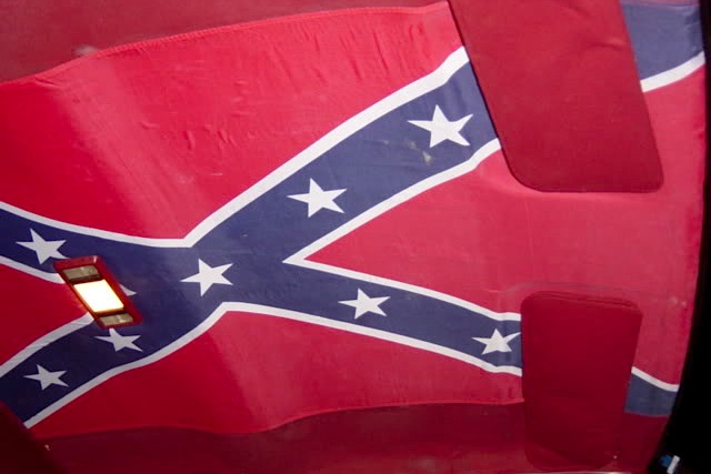 The Hog Ring - Auto Upholstery Community - DIY Confederate Flag Headliner 5