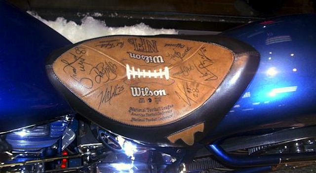 The Hog Ring - Auto Upholstery Community - Tennessee Titans Motorcycle Seat