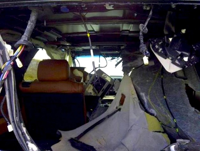 The Hog Ring - Auto Upholstery Community - Toyota Sequoia Grizzly Bear Attack 1