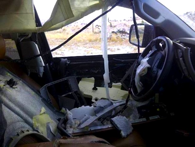 The Hog Ring - Auto Upholstery Community - Toyota Sequoia Grizzly Bear Attack 3