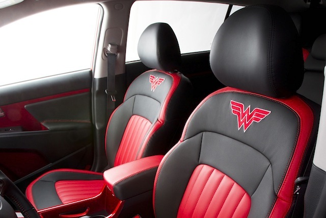 The Hog Ring - Auto Upholstery Community - Kia Sportage Wonder Woman Justice League 2