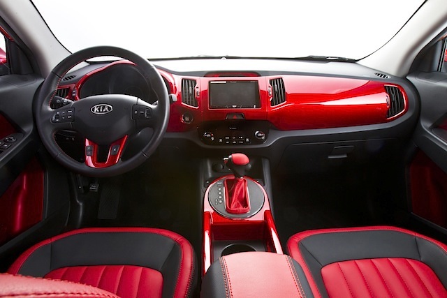 The Hog Ring - Auto Upholstery Community - Kia Sportage Wonder Woman Justice League 3