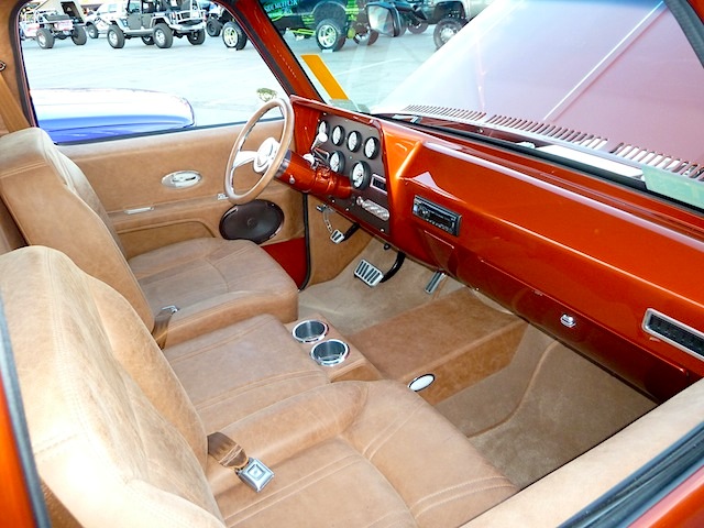 Auto Upholstery - The Hog Ring - SEMA 2013 Custom Truck Interior
