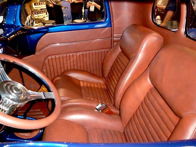 Auto Upholstery - The Hog Ring - SEMA 2013 Custom Truck Interior