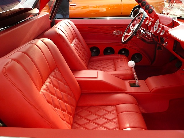 Auto Upholstery - The Hog Ring - SEMA 2013 Custom Truck Interior