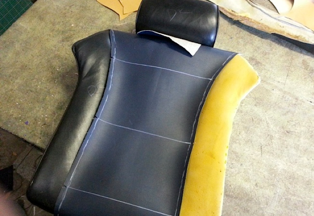 Auto Upholstery - The Hog Ring - Brent Parker Motor Trimming - 1974 Lamborghini Espada