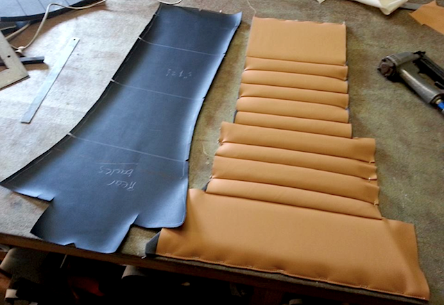 Auto Upholstery - The Hog Ring - Brent Parker Motor Trimming - 1974 Lamborghini Espada