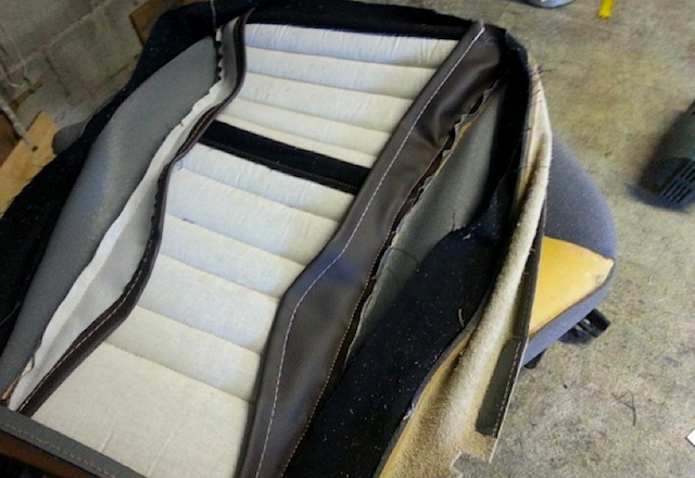 Auto Upholstery - The Hog Ring - Brent Parker Motor Trimming - 1974 Lamborghini Espada