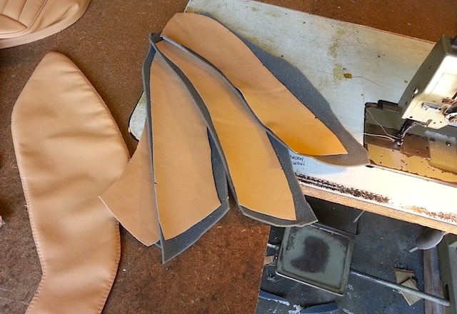 Auto Upholstery - The Hog Ring - Brent Parker Motor Trimming - 1974 Lamborghini Espada