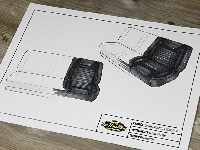 Auto Upholstery - The Hog Ring - Relicate Leather Collection Rendering