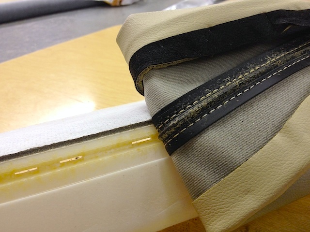 Auto Upholstery - The Hog Ring - Rubber French Seam