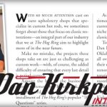 Auto Upholstery - The Hog Ring - Dan Kirkpatrick Interiors