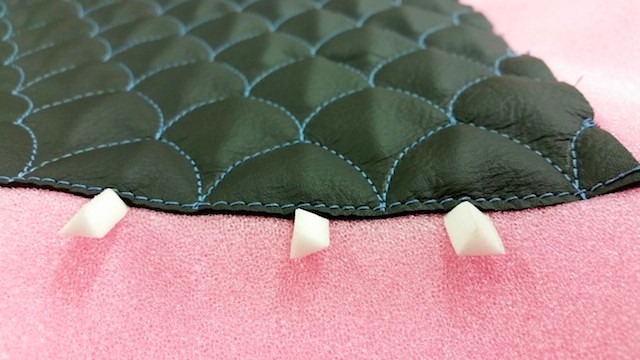 Auto Upholstery - The Hog Ring - Gottfried Upholstery - Dragon Scale Pleats