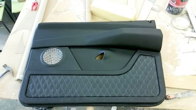 Auto Upholstery - The Hog Ring - Gottfried Upholstery - Dragon Scale Pleats