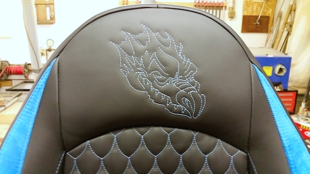 Auto Upholstery - The Hog Ring - Gottfried Upholstery - Dragon Scale Pleats