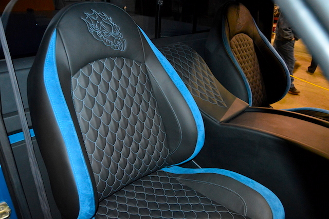 Auto Upholstery - The Hog Ring - Gottfried Upholstery - Dragon Scale Pleats