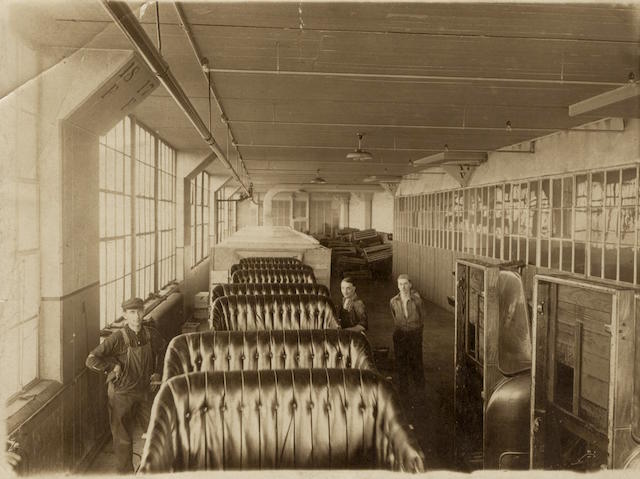 Auto Upholstery - The Hog Ring - Ford Model T Upholstery Assembly Line
