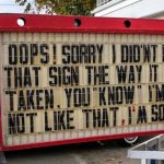 The Hog Ring - Trim Shop Sparks Outrage with Political Sign
