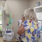 Sewing influencer Jen Wesner of Sarasota County, Florida, was recording an instructional video when she was nearly killed.