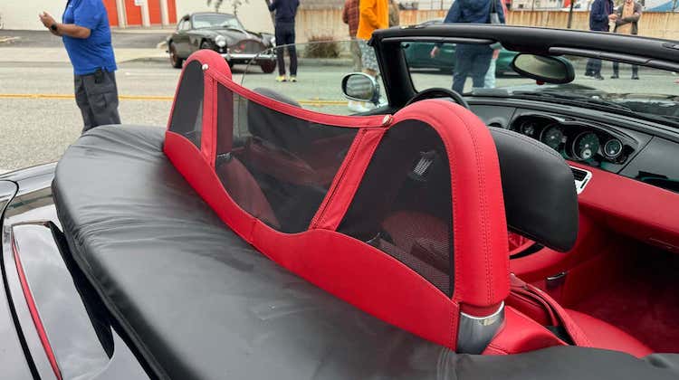 The Hog Ring - The BMW Z8 Has a Leather Wind Deflector