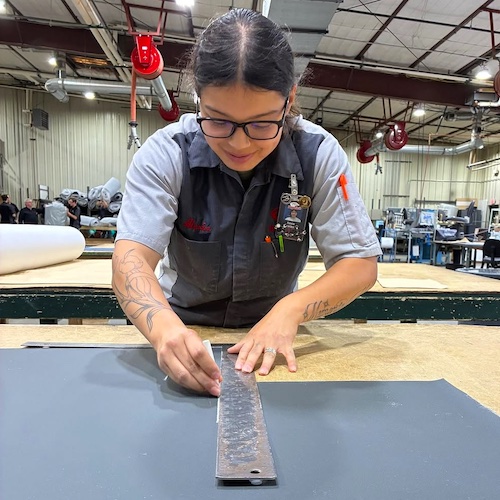 The Hog Ring - WyoTech Taps Dominic Olson for Upholstery Program, Installs New NC Machines d